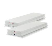 PUREBURG filtro dell'aria per Zehnder ComfoAir Q350 Q450 Q600 G4 (aspirazione) e F7 (flusso), 2 set di filtri (2 pezzi ciascuno)