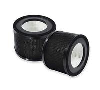 PUREBURG Filtro di ricambio compatibile con purificatori d'aria TaoTronics TT-AP001, Gukify AP001 e VAVA VA-EE014, confezione da 2 filtri H13 HEPA a 4 stadi al carbone attivo