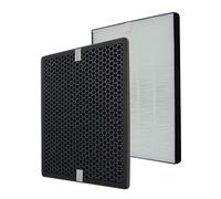 PUREBURG - Filtro HEPA di ricambio + filtro ai carboni attivi, compatibile con purificatore d'aria Philips Series 1000 AC1214/10 AC1215 AC1217 e AC2729/10, codice articolo FY1410/30 FY1413/30