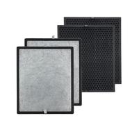 PUREBURG LV-PUR131-RF - Set di filtri di ricambio compatibili con purificatori d'aria Levoit LV-PUR131 LV-PUR131S, 2 x H13 HEPA + 2 x filtri ai carboni attivi, filtraggio a 4 stadi