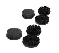 PUREBURG Spazzole di ricambio compatibili con pulitore per scarpe Philips | Set da 6 pezzi: 2 spazzole dure, 2 spazzole morbide e 2 spugne