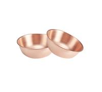 Purecopper - Ciotola rotonda in rame massiccio da 13 cm, ciotole decorative e da portata fatte a mano, ciotole per alimenti, decorazioni, condimenti, sale e spezie (2)