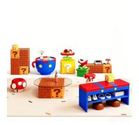 PURECOTERA Moderno mobile per TV, comodino per camera da letto, tavolino da caffè, scarpiera, set per tutta la casa, combinazione creativa per la casa dei cartoni animati, per soggiorno, camera da