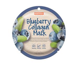 Purederm - Blueberry Collagen Mask-C Maschere glow 1 pieces unisex