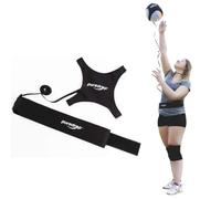 Puredrop Attrezzatura da allenamento per pallavolo, ottimo allenatore per esercitarsi in solitaria di servire le oscillazioni del braccio, restituisce la palla dopo ogni oscillazione, cordino