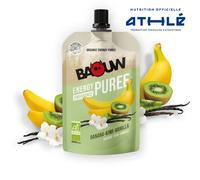 Purèe energetica Banana-Kiwi-Vaniglia Baouw Jaune 90 g