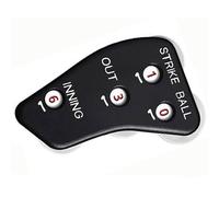 PUREFAA Pratico Baseball Contatore Clickers 4 Ruota Arbitro Sostituzione Handheld Arbitro Indicatori Baseball Counter