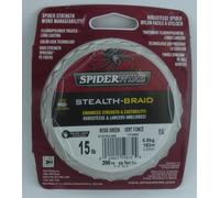 PureFishing 1374598 SCS15G-200 Spiderwire Stealth Braid Line 200 Yd 15Lb