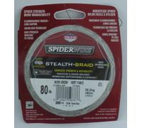 PureFishing 1374604 SCS80G-200 Spiderwire Stealth Braid Line 200 Yd 80Lb