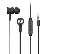 PureGear PureBoom - Cuffie stereo in-ear con microfono integrato, 3,5 mm, con cavo per laptop, computer, iPhone, telefoni Android, iPad e altri dispositivi con interfaccia da 3,5 mm, colore: Nero