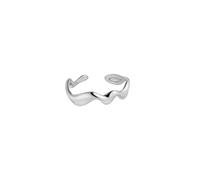 Purelei - Abstrakt Wave Anello 100% acciaio inossidabile Anelli 1 pieces Grigio unisex