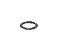 Purelei Anello antistress con perle - Anello da donna regolabile in perle di alta qualità - Anello impermeabile da donna - Anello antistress - Gioielli per il tuo look individuale, M-L, Acciaio