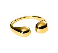 Purelei® Anello Embrace - Anello da donna impermeabile in acciaio inox durevole - Anelli regolabili di taglia (S-M/M-L) - Bigiotteria per il tuo look personalizzato, M-L, Acciaio inossidabile, Non