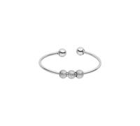 Purelei Anxiety Calm Ring - Anello regolabile impermeabile con tre sfere girevoli strutturate (misura 60 - 64), acciaio inossidabile placcato oro 14 carati, placcato oro rosa 18 carati o argento