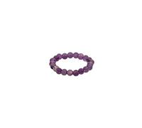Purelei Anxiety Fidget Anello Antistress - Anello Perla Elasticizzato con Perle d'acqua Dolce - Anello di Perla Flessibile Donna, Taglia S/M 48-54 & M/L 56-62, S-M, Acciaio inossidabile, Non pietra