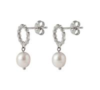 Purelei - Aura Pearl Orecchini 100% acciaio inossidabile 1 pieces Grigio unisex