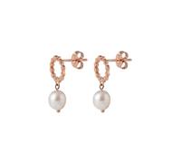 Purelei - Aura Pearl Orecchini 100% acciaio inossidabile 1 pieces Marrone chiaro unisex