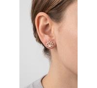 Purelei Awesome - Orecchini da donna a forma di loto, in filigrana in acciaio inox, minimalista, orecchini sobri, orecchini eleganti, regalo per donne