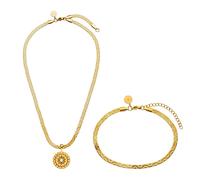 Purelei - Blissful Set di gioielli 100% acciaio inossidabile Set gioielli 1 pieces Marrone chiaro unisex