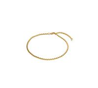 Purelei Bold Box Chain Bracciale da uomo, impermeabile, in acciaio inox e placcatura in oro 14 K, pezzo pulito per tutti i giorni, Eine Grösse, Acciaio inossidabile, Agata