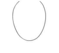 Purelei Bold Box Chain - Collana da uomo, impermeabile e regolabile, in acciaio inox e placcatura in oro 14 K, pezzo pulito per tutti i giorni, Eine Grösse, Acciaio inossidabile, Agata