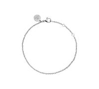 Purelei® Bracciale Brave (argento), cinturino in filigrana impermeabile da donna, semplice bracciale in acciaio inox, regalo per donne, lunghezza regolabile 16-19 cm, Acciaio inossidabile