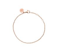 Purelei® Bracciale Brave (oro rosa), cinturino in filigrana impermeabile da donna, semplice bracciale in acciaio inox, regalo per donne, lunghezza regolabile 16-19 cm, Acciaio inossidabile