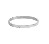 Purelei Bracciale da donna di San Valentino - Bracciale aperto a cuore (60) in acciaio inox impermeabile - in oro e argento - Romantico gioiello e idea regalo perfetta, Eine Grösse, Acciaio
