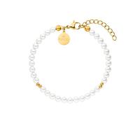 Purelei® Bracciale Finesse (Oro) - Bracciale Donna elegante - Acciaio inossidabile - Lunghezza regolabile 16-19 cm - Ispirato dalle Hawaii e resistente all'acqua