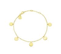 Purelei® Bracciale Kalea (Oro) - Bracciale Donna elegante - Acciaio inossidabile - Lunghezza regolabile 16/17,5/19 cm - Ispirato dalle Hawaii e resistente all'acqua