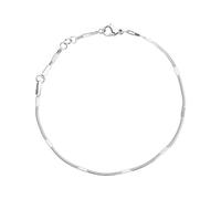 Purelei® Bracciale Kanani (Argento) - Bracciale Donna elegante - Acciaio inossidabile - Lunghezza regolabile16/17,5/20 cm - Ispirato dalle Hawaii e resistente all'acqua