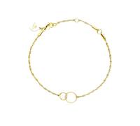 Purelei® Bracciale Kekahi (Oro) - Bracciale Donna elegante - Acciaio inossidabile - Lunghezza regolabile 15/18/19.5 cm - Ispirato dalle Hawaii e resistente all'acqua