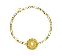 PURELEI® Bracciale lolani (Oro) - Bracciale Donna elegante - Acciaio inossidabile - Lunghezza regolabile16/18,5/20 cm - Ispirato dalle Hawaii e resistente all'acqua