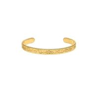 Purelei Bracciale vintage Love - impermeabile e regolabile | Bracciale strutturato con motivo aloha in acciaio inox e placcatura in oro 14 K/18 carati | pezzo statement con fascino vintage, S/M