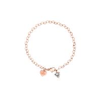 PURELEI Braccialetto 'Endless Love' oro rosé / trasparente Donna PURELEI One Size oro rosé / trasparente