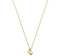 Purelei® Collana Brave, Collana da donna in acciaio inossidabile, Collana resistente all'acqua con ciondolo a cuore e pietra preziosa, Lunghezza 50-55 cm, Regalo per donna (Oro)