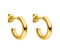 Purelei - Brave Orecchini a cerchio 100% acciaio inossidabile 1 pieces Marrone chiaro female