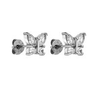Purelei - Butterfly Orecchini 100% acciaio inossidabile 1 pieces Grigio female