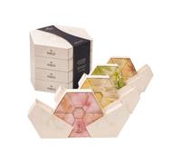 Purelei Calendario dell'Avvento Classic con 24 porticine (oro rosa) | 6 collane, 5 bracciali, 7 orecchini e 3 anelli, placcati in oro 14 K e 18 K, ispirato alle Hawaii, in acciaio inossidabile