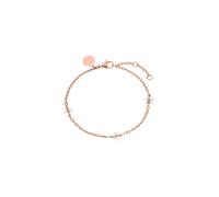 Purelei Cavigliera con tre fiori, regolabile da 21 a 26 cm | Peso: 2,8 g. Disponibile in argento, oro e oro rosa