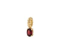 Purelei - LEI Pietra di nascita Gennaio Granato Ciondolo 100% acciaio inossidabile Ciondoli e charms 1 pieces Marrone chiaro unisex