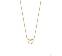 Purelei Collana da donna a forma di cuore, in acciaio inox, con ciondolo a forma di cuore e catena a serpente, regolabile da 40 a 45 cm, gioiello da donna senza tempo, regalo per donne, Eine Grösse