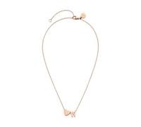 Purelei - Letter Heart W Collana 100% acciaio inossidabile Collane 1 pieces Marrone chiaro unisex