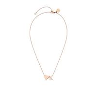 Purelei Collana da donna con ciondolo a forma di cuore, 40-45 cm, Acciaio inossidabile, Abalone