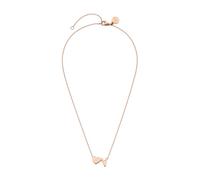 Purelei Collana da donna con ciondolo a forma di cuore, 40-45 cm, Acciaio inossidabile, Abalone