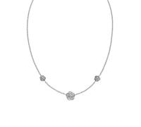 Purelei Collana in velluto rosa, impermeabile e regolabile, in acciaio inox con tre ciondoli a forma di rosa e placcatura in oro 14 K/18 carati, attira l'attenzione vintage con un tocco romantico