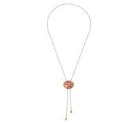 Purelei Collana Shell Drop, impermeabile e regolabile, in acciaio inox con ciondolo a forma di conchiglia, placcato oro 14 K/18 K, elegante look drop con aloha Vibes, Eine Grösse, Acciaio inossidabile