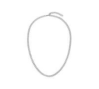 Purelei Collana da uomo (argento), catena ro impermeabile, catena a maglia barbazzale in acciaio inox per uomo e donna, collane in diversi stili e lunghezze, regalo per uomini, 5 mm, Acciaio