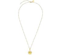Purelei® Collana Sun, Collana da donna in acciaio inossidabile, Collana resistente all'acqua con pendente a forma di sole, Lunghezza regolabile 50-55 cm, Regalo per donna (Oro)