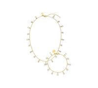 Purelei - Confident Collana e bracciale 100% acciaio inossidabile Set gioielli 1 pieces Marrone chiaro unisex